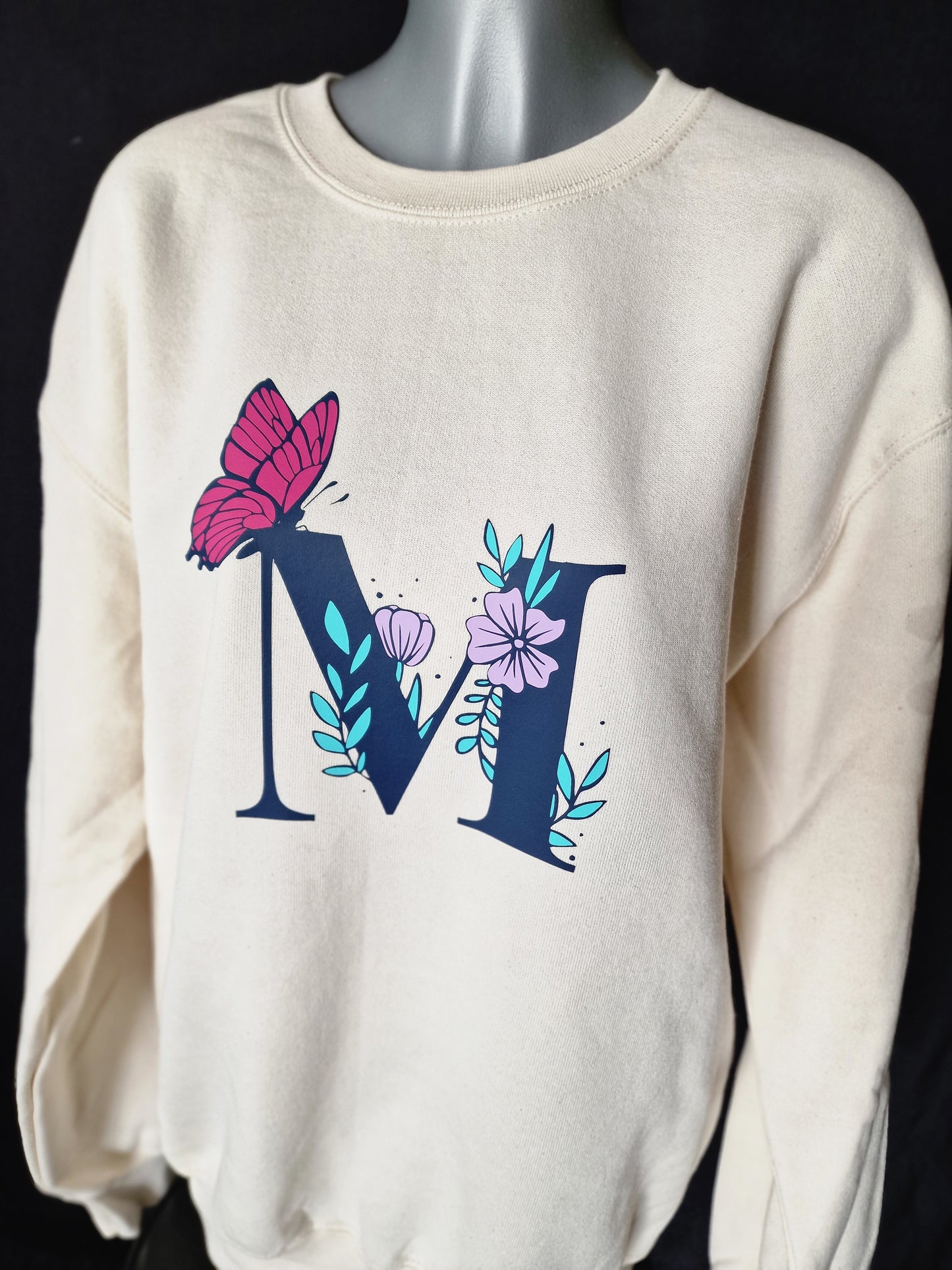 Your letter and Butterfly - sweater